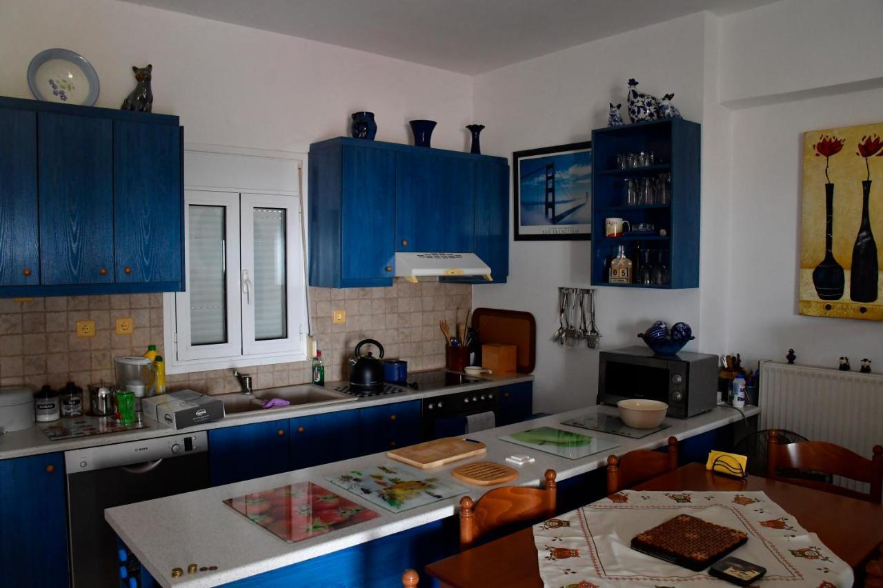 Gemuetliche Villa Mailin Priv. Pool Schoene Aussicht Skouloúfia Dış mekan fotoğraf