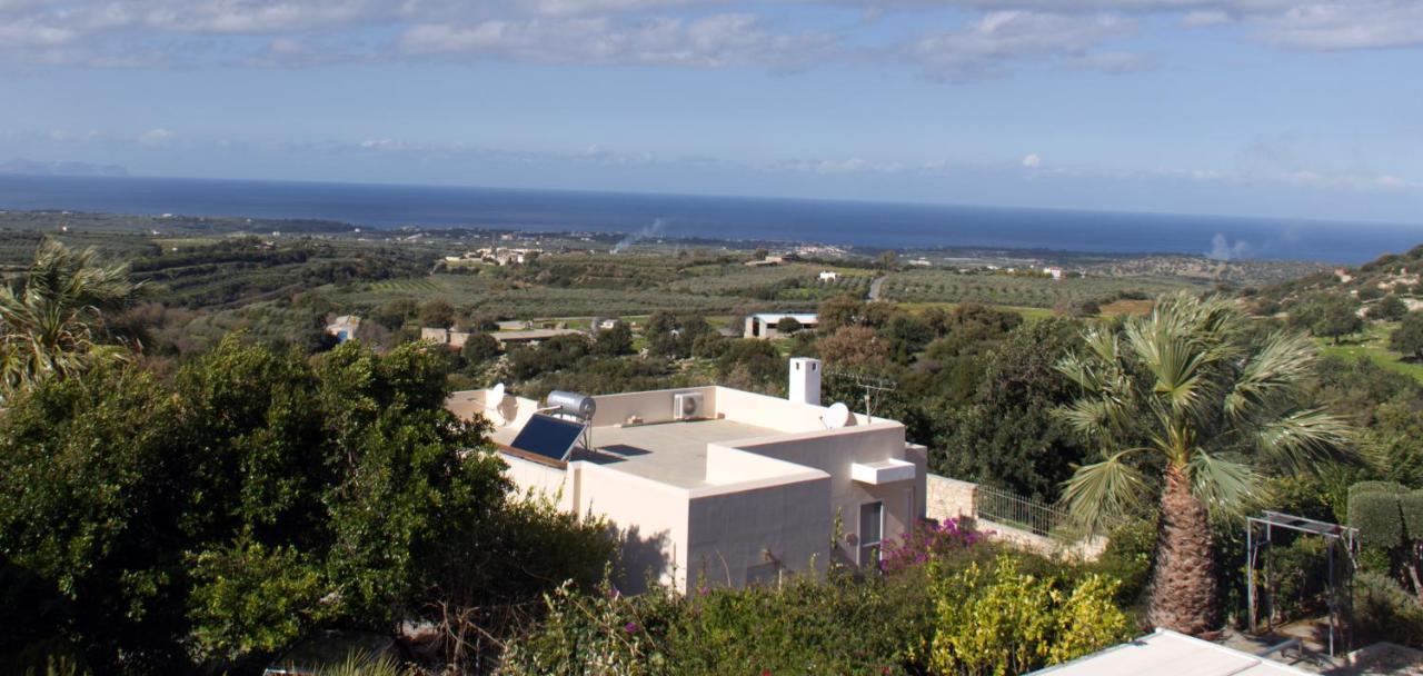 Gemuetliche Villa Mailin Priv. Pool Schoene Aussicht Skouloúfia Dış mekan fotoğraf