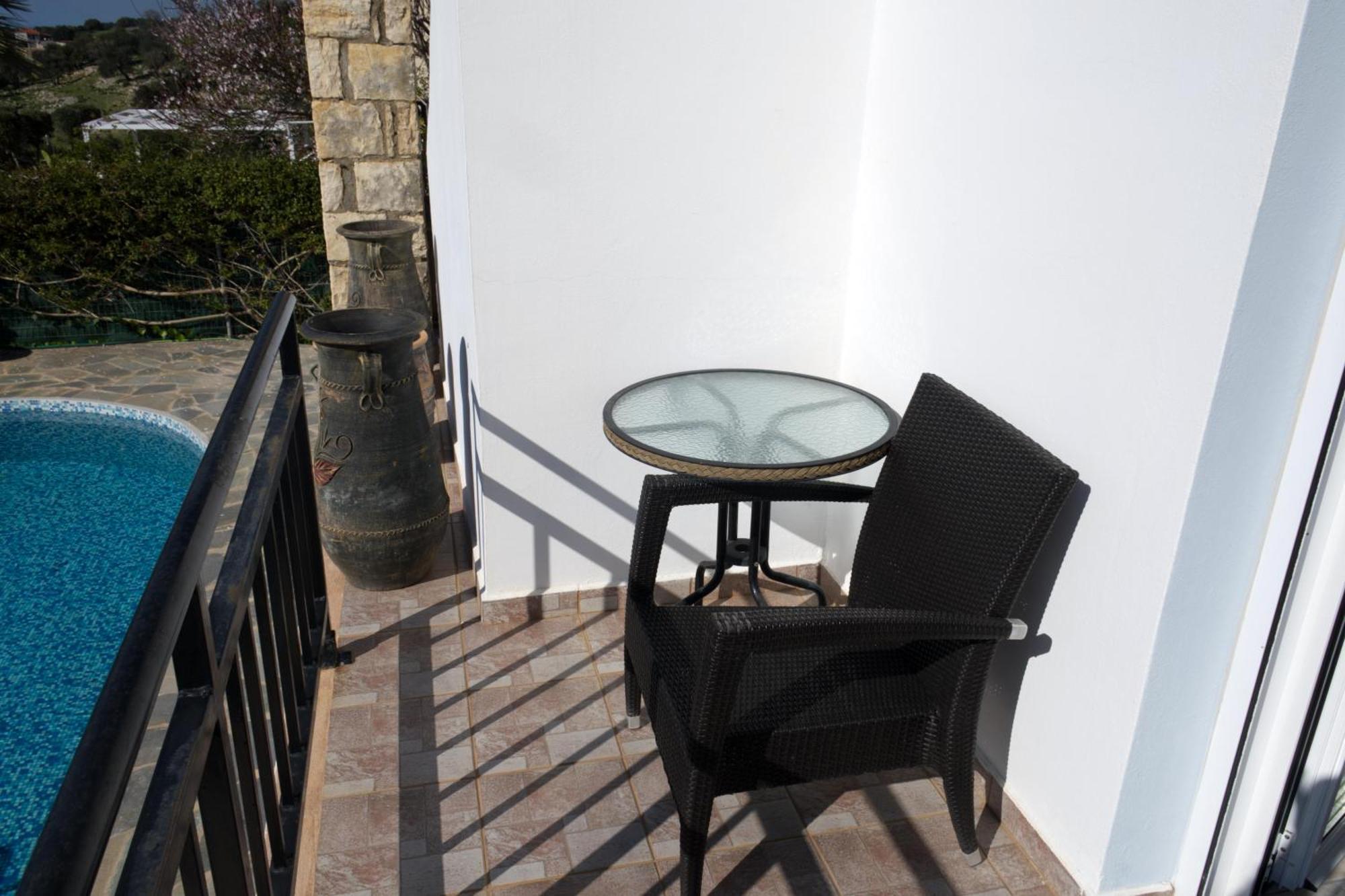 Gemuetliche Villa Mailin Priv. Pool Schoene Aussicht Skouloúfia Dış mekan fotoğraf