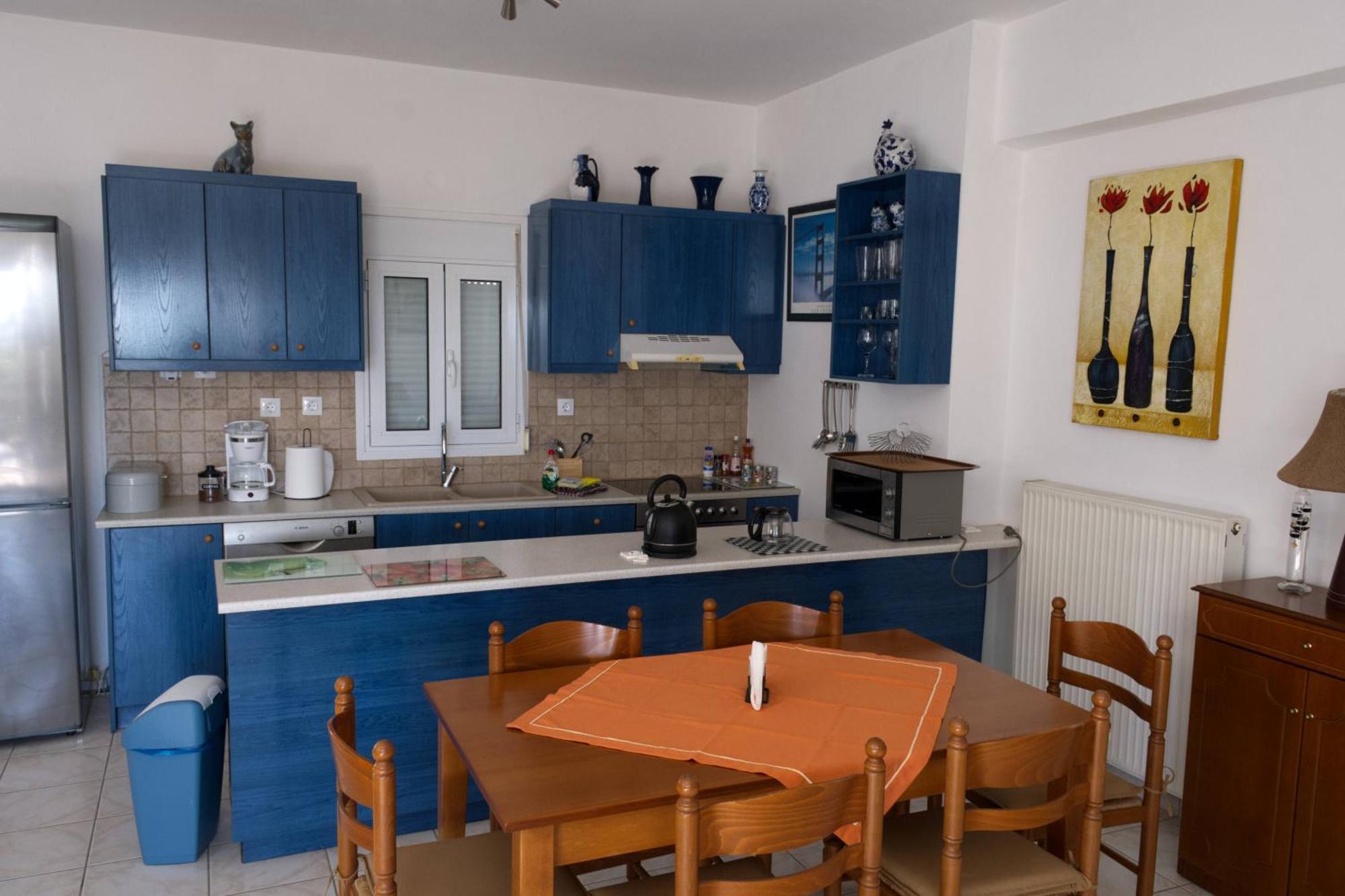 Gemuetliche Villa Mailin Priv. Pool Schoene Aussicht Skouloúfia Dış mekan fotoğraf