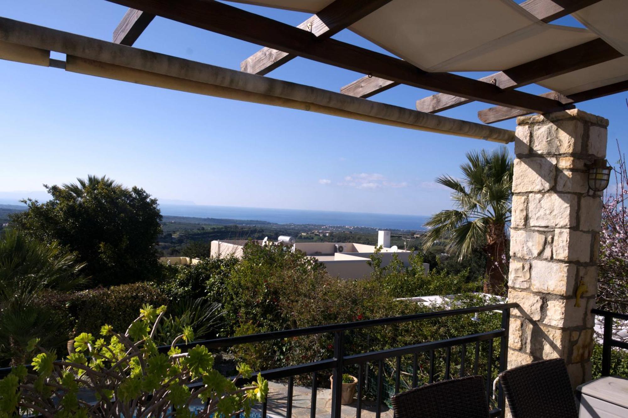 Gemuetliche Villa Mailin Priv. Pool Schoene Aussicht Skouloúfia Dış mekan fotoğraf